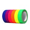 Cinta de algodón fluorescente UV para cine y televisión, decoración para presentaciones escénicas, pegatinas decorativas hechas a mano DIY, alta adhesividad, resistente al desgaste, cinta luminosa