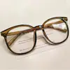 Gafas de montura extragrande para mujer cara grande adelgazante gafas para miopía de montura negra con potencia ajustable sin artefacto para maquillaje marco para ojos anti-luz azul