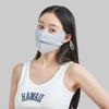 Máscara de protetor solar de nylon espinha de peixe verão feminino novo anti-ultravioleta tridimensional máscara de guarda-sol ao ar livre rosto de equitação Gini