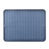 Fábrica por atacado amazona cozinha isolamento placemat borracha dreno esteira onda groove dreno tapete impermeável antiderrapante