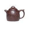 Dropshipping Yixing Arcilla Púrpura Original Sombra de Bambú Tetera Qin Quan Tetera de Arcilla Púrpura Hecha a Mano Juego de Té para Uso en Casa Tetera Kung Fu Venta al por Mayor