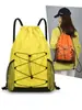 Mochila com Cordão para Design de LOGO Grande Capacidade Bolsa de Basquete Bolsa para Treinamento Esportivo Fitness Mochila com Cordão para Estudante