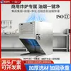 Freidora eléctrica comercial con sistema de purificación sin humo integrado, dedicada para freír brochetas y papas fritas, con extracción y purificación de humos de aceite