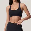 Sujetador Deportivo Ajustado de Estilo Europeo y Americano Transfronterizo para Mujer, Camiseta sin Mangas Deportiva para Correr y Fitness, Ropa de Yoga, Top de Tenis con Espalda Cruzada
