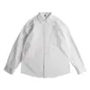 Camisa de trabalho de alta qualidade estilo japonês para homens, 190g, manga longa 100% algodão, casual, perfeita para usar por baixo de uma jaqueta retro americana