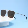 Gafas de Sol Estilo Nuevo 2026 para Hombre Titanio Puro Aviador Marco Grande Gafas de Sol para Mujer Protección UV Gafas HD Transfronterizas.