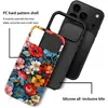 Venta Caliente de Amazon Flores de Colores Plantas Manzana 18pm Funda para Teléfono Funda de Película Frosted Dos en Uno iPhone16