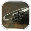 Pulsera Abierta Ajustable Vintage de Aleación de Zinc con Diseño de Nicho Europeo y Americano, No se Desvanece, Joyería de Moda para el Día a Día