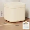 Bonito Cubo de Basura Pequeño para Escritorio, Mini Nuevo Modelo 2025, para Hogar, Dormitorio, Sala de Estar, Oficina, Contenedor de Almacenamiento con Alto Valor Estético