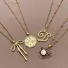 Cadena de Cuentas con Clip Lateral de Acero Inoxidable Cadena Versátil de Moda para Clavícula Cadena Espaciadora Cadena Retorcida Pulsera Hecha a Mano DIY Accesorios de Joyería