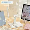 Soporte de Teléfono de Escritorio de Conejo Lindo Rotación de 360 Grados Plegable Disipación de Calor Soporte Universal para Tableta Persona Perezosa Viendo Series