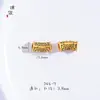 Pu Zuoqiang Color-Preservante Arena Oro Negro Oro Negro Tótem Codicioso Pulsera de Codo Collar Transferencia de Tatuaje Cuentas Tejidas a Mano para Hombres y Mujeres
