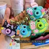 Celebridad de Internet Caricatura Sanrio Cámara de Proyección Llavero Colgante Cadena de Llaves de Coche Colgante para Bolso de Pareja Pequeño Regalo