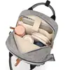 Bolsa de Maternidad Caliente Transfronteriza Mochila de Gran Capacidad Separación Seca y Húmeda Multicapa Multifuncional Bolsa para Pañales Bolsa para Mamá y Bebé