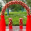 Arco de Flores para Casamento Arco de Flores de Seda Novo Modelo para Evento de Celebração de Inauguração de Loja Decoração de Arco de Casamento Arranjo de Flores Suporte de Flores