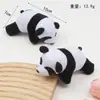 Boneca de Pelúcia Panda Filhote de Desenho Animado Enchida com Algodão Broche de Pelúcia Sapato Bolsa Chaveiro Joia Pendente Boneca DIY Acessórios Acessórios