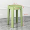 Taburete de Plástico Hogareño Resistente Duradero Apilable Restaurante Asiento Extra Súper Grueso Taburete Molino de Viento Moderno Minimalista Aula