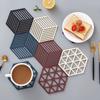 Tapete de Silicona Aislante Térmico, Tapete de Mesa, Posavasos, Tapete Antiescaldado, Salvamanteles Resistente a Altas Temperaturas, Tapete para Ollas, Tapete para Tazones, Tapete Doméstico para Platos, Tapete para Cazuelas