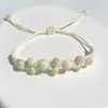 Pulsera de Cerámica Jingdezhen Nueva Pulsera de Cerámica Estilo Chino Joyería Hecha a Mano Cuerda Estilo Tíbet Puesto de Pulseras Jingdezhen