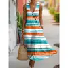 Moda Femenina Nueva Primavera/Verano Marca Independiente Europea y Americana Transfronteriza Minimalista Elegante Holgado Cuello en V Estampada Botón Diagonal Vestido Camisa G956
