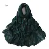 Arrugado liso arrugado sensación de colgar tela ligera y transpirable moda verano 2020 vestido largo falda media tela chal color liso bufanda larga verano