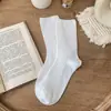 Calcetines calcetines de mujer otoño e invierno finos blanco puro ins moda al por mayor apilados jk otoño calcetines negros japoneses