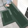 Alfombra de Piso de Cocina de Barro de Diatomeas, Antideslizante, a Prueba de Aceite, Alfombra Absorbente de Agua, Felpudo Resistente a las Manchas para Puerta, Alfombra Impermeable para el Hogar, Lavable con un Paño sin Necesidad de Lavado