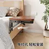 Mesa de noche plegable para uso doméstico, estante lateral de dormitorio, mesa auxiliar pequeña para apartamentos de alquiler, solución de almacenamiento, mueble auxiliar
