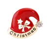 Broche Navideño Nuevo de Moda Europeo y Americano Transfronterizo Simple Versátil Lindo Corsage Elegante de Gama Alta Personalizado