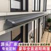 Toldo de braço curvo toldo de luxo cortina elétrica cortina de metal guarda-sol externo toldo de braço curvo