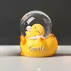 Bolas de Água Brilhantes de Coelho e Gatinho de Desenho Animado Criativas Bola de Cristal Criativa Ornamento Decoração de Mesa