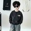 Sudadera Casual de Primavera y Otoño para Niños Estilo Coreano Suéter Elegante para Niños Chaqueta Moderna Genial para Niños Pequeños Comercio Exterior Transfronterizo