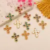 Estilo Lujo Ligero Colgante de Acero Inoxidable en Forma de Corazón y Cruz con Diseño Único y Esmalte, Collar y Pendientes DIY Versátiles y Elegantes