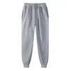 Pantalones de Chándal de Forro Polar para Hombre y Mujer Transfronterizos, 19 Colores, Joggers Lisos, Pantalones Lápiz con Cintura Elástica, Pantalones Largos, Venta al por Mayor de Fábrica