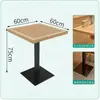 Combinación personalizada de mesa y silla de hotel, tienda de fideos, tienda de fideos de arroz, silla de comedor de madera maciza, comercial, olla caliente, restaurante de té, sofá de pared