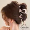 Pinza para el pelo para mujer parte trasera de la cabeza cabello grueso pinza de tiburón pinza de agarre de alta gama 2026 nuevo tamaño grande tocado para el cabello tarjeta para el pelo