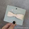 Pinza para el cabello coreana dulce para estudiante, niña, adulto, color sólido, negro, rojo vino, rosa, verde oscuro, doble capa, clip lateral, clip para flequillo