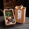 Juego de Té de Cerámica Kung Fu de Grietas de Hielo al por Mayor, Juego de Teteras y Tazas, Caja de Regalo, Regalo de Negocios, Personalización