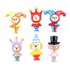 Payaso de circo accesorios de resina DIY dibujos animados gota de pegamento accesorios para funda de teléfono móvil caja de papelería material de pegamento crema DIY