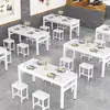 Mesas y sillas de comedor comerciales, mesas rectangulares para cafeterías, juegos de comedor para el hogar, mesas de restaurante, mesas para comida rápida, mesas de desayuno y juegos de mesa y silla para pequeños establecimientos