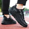 Sapatos Masculinos Esportivos de Malha Vazada Fly-Knit Temu para Comércio Exterior, Respiráveis e Leves, Atacado de Sapatos Masculinos de Verão Tamanho Grande 46, Sapatos Masculinos Transfronteiriços