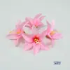 Flor de Lirio Pequeña Artificial 7cm Pinza para el Cabello de Lirio de Seda Sombrero de Graduación Accesorios para el Cabello Decoración de Vestido Cheongsam Guirnalda Arreglo Floral