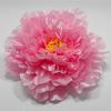 Cabeça de Flor de Peônia Grande Flor Adereços de Dança para Apresentação de Jardim de Infância Flor de Mão Flor Falsa Enfeite de Cabeça Flor de Seda