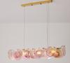 Lustre Retrô Francês Murano para Sala de Estar Luxo Acessível Luz Principal Designer Criativo Vidro Colorido Lâmpadas para Sala de Jantar Quarto