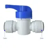 Conjunto de Válvula de Esfera de Retorno de 2 Vias para 2 a 3 Vias para Purificador de Água, Interruptor de Entrada Universal, Válvula de Esfera com Rosca Externa e Interna, Sem Travamento, Durável
