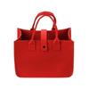 Personalização de Bolsa de Feltro com Padrão Imprimível Logo Grande Capacidade Bolsa Tote de Feltro Evento de Empresa Sacola de Presente Feltro Ecológico