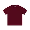Camiseta de Algodão Puro de Manga Curta para Homem, 230g, Gola Redonda, Corte Solto, Cor Lisa, Algodão Puro de Peso Pesado 230g, Tendência Quente de Verão