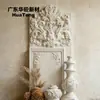 Produtos de gesso com fibra de vidro reforçada, estilo europeu, florais verticais, painéis de porta em relevo, fábrica de produtos de gesso à prova de umidade