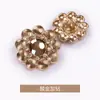 Botones Metálicos Hebilla de Diamante Solar Botones de Camisa Botones de Suéter Tejido Botones Botones Botones Dorados Accesorios de Ropa