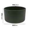 Copo Espesso de Silicone Puro de Grau Alimentício, Chaleira Isolada, Antiderrapante, Copo de Aço Inoxidável Resistente a Altas Temperaturas, Base Isolada para Copo